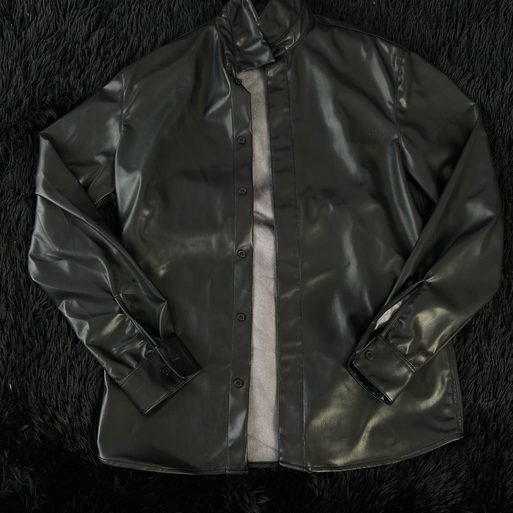 Men's Black Leather Jacket